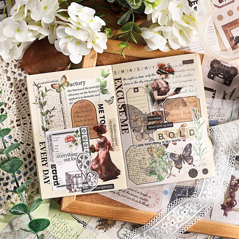 40 vellen geïllustreerd sticke - Vintage Collectible Books recensie en prijs