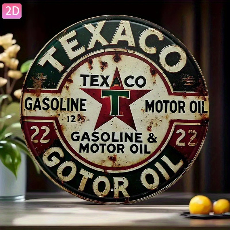 Vintage Texaco-oliebord van me - Vintage Collectible Plates recensie en prijs